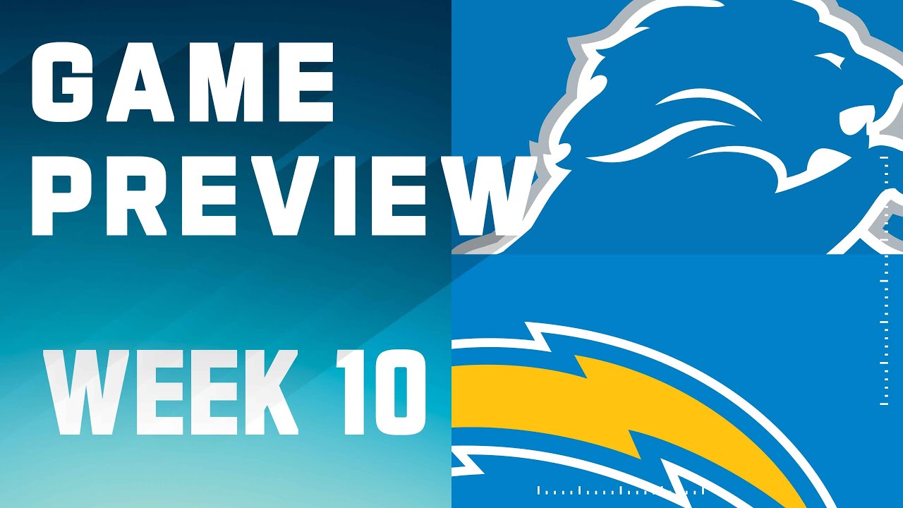 Detroit Lions vs. Los Angeles Chargers | 2023 Week 10 Game Preview Detroit Lions vs. Los Angeles Chargers | 2023 Week 10 Game Preview
