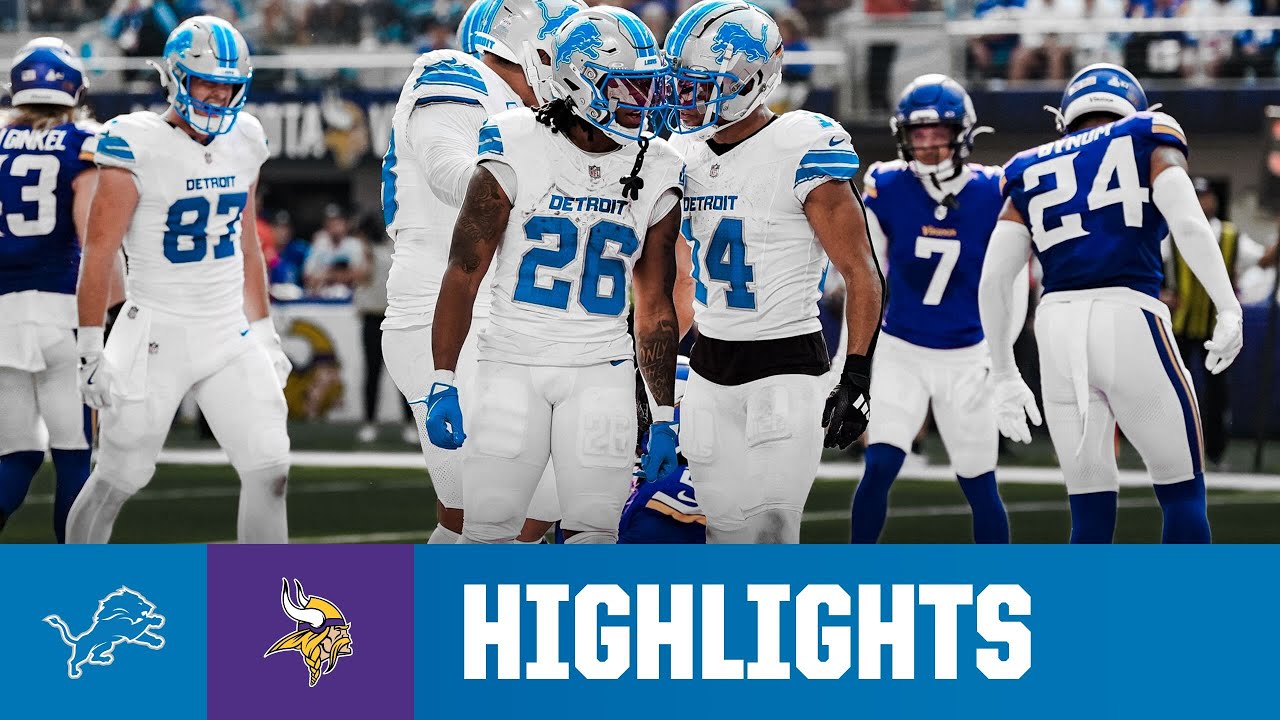 Detroit wins an NFC North battle on CLUTCH kick in Minnesota | Lions vs. Vikings Week 7 highlights Detroit wins an NFC North battle on CLUTCH kick in Minnesota | Lions vs. Vikings Week 7 highlights