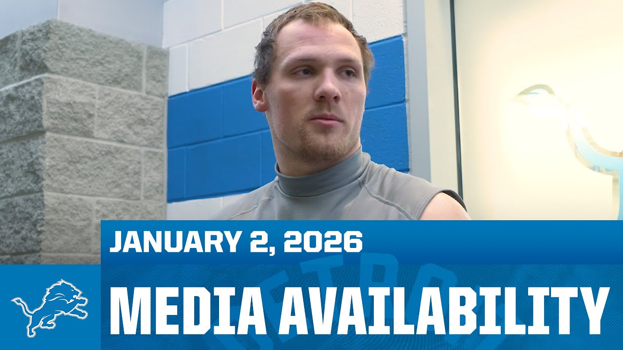 Detroit Lions linebacker Jack Campbell meets with the media | January 2, 2026 Detroit Lions linebacker Jack Campbell meets with the media | January 2, 2026