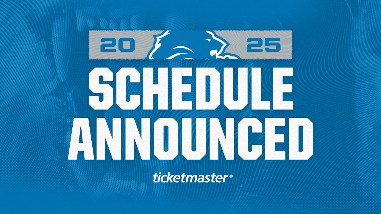 Detroit Lions 2025 Schedule Reveal Show Detroit Lions 2025 Schedule Reveal Show