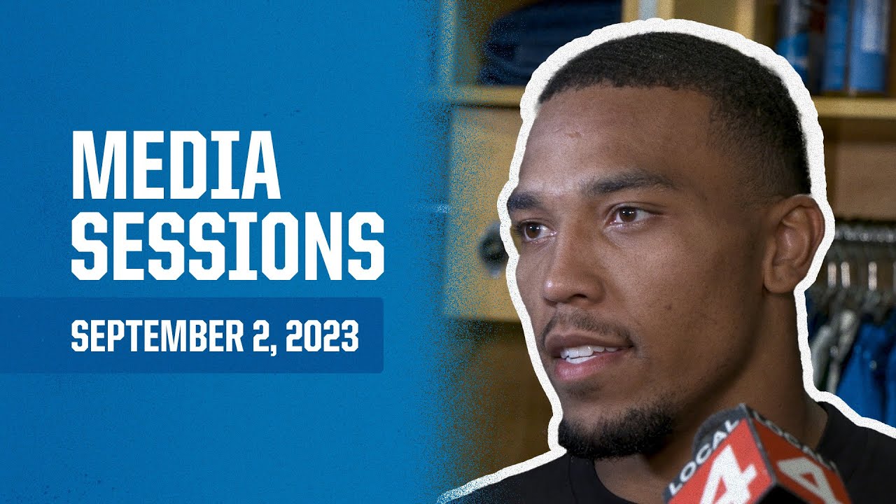 Detroit Lions players meet with the media | September 2, 2023 Detroit Lions players meet with the media | September 2, 2023