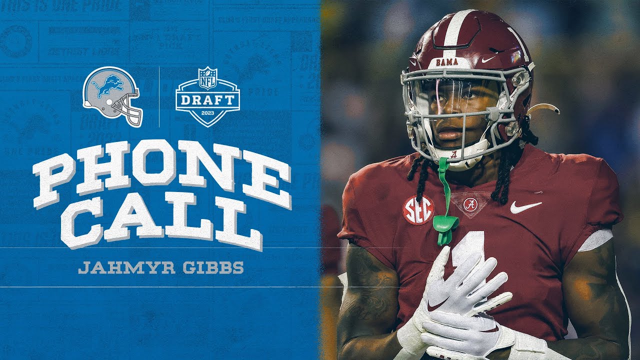 Behind the Scenes: Lions call Jahmyr Gibbs Behind the Scenes: Lions call Jahmyr Gibbs