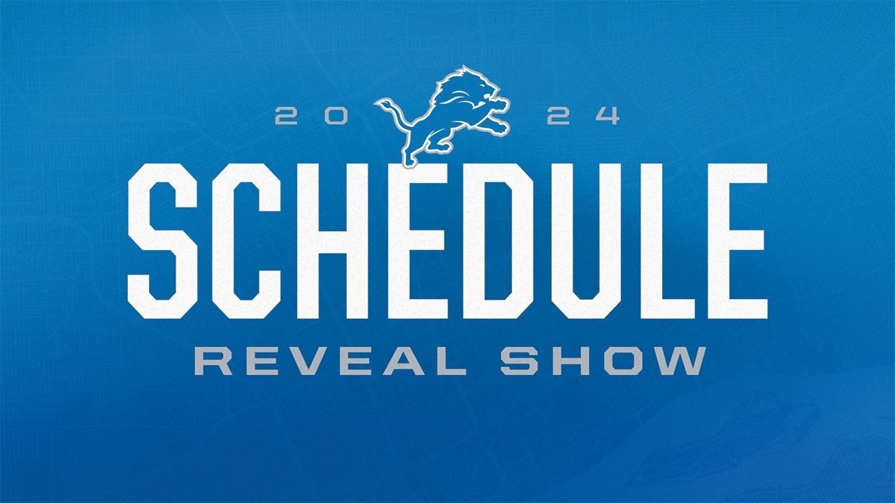 Detroit Lions 2024 Schedule Reveal Show Detroit Lions 2024 Schedule Reveal Show