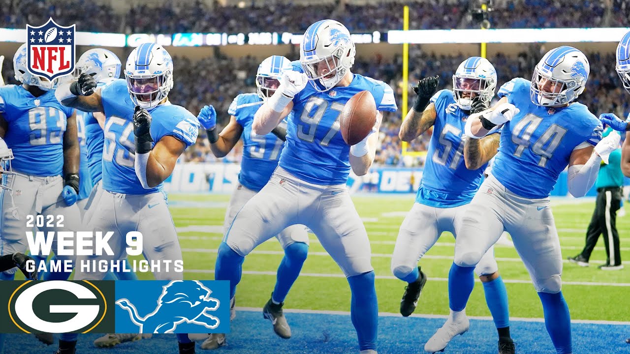 Green Bay Packers vs. Detroit Lions | 2022 Week 9 Game Highlights Green Bay Packers vs. Detroit Lions | 2022 Week 9 Game Highlights