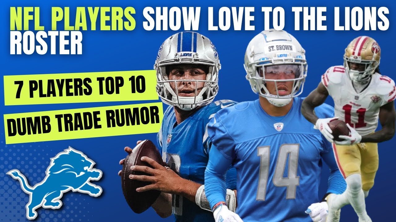 Detroit Lions Rumors: Lions Have 7-Players Ranked In Top-10 At Their Position + Brandon Aiyuk Trade Detroit Lions Rumors: Lions Have 7-Players Ranked In Top-10 At Their Position + Brandon Aiyuk Trade