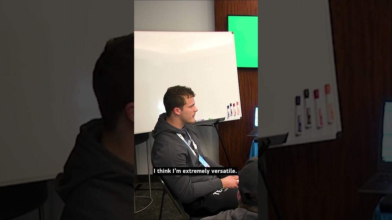 Sam Laporta’s making up new words at the Combine | Detroit Lions #shorts Sam Laporta’s making up new words at the Combine | Detroit Lions #shorts