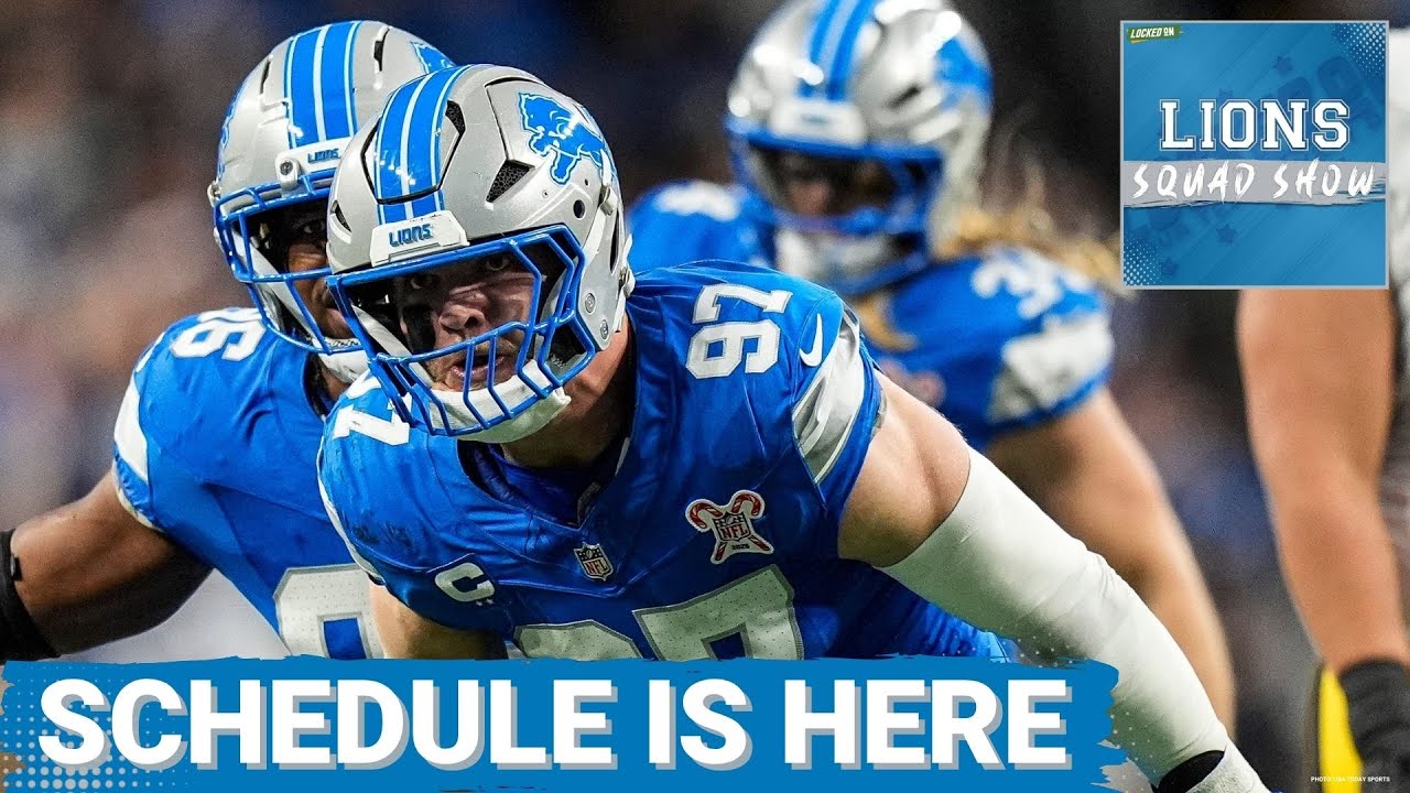 LIONS SQUAD SHOW: NFL SCHEDULE IS HERE + Veteran Free Agents That Could Help The Detroit Lions LIONS SQUAD SHOW: NFL SCHEDULE IS HERE + Veteran Free Agents That Could Help The Detroit Lions