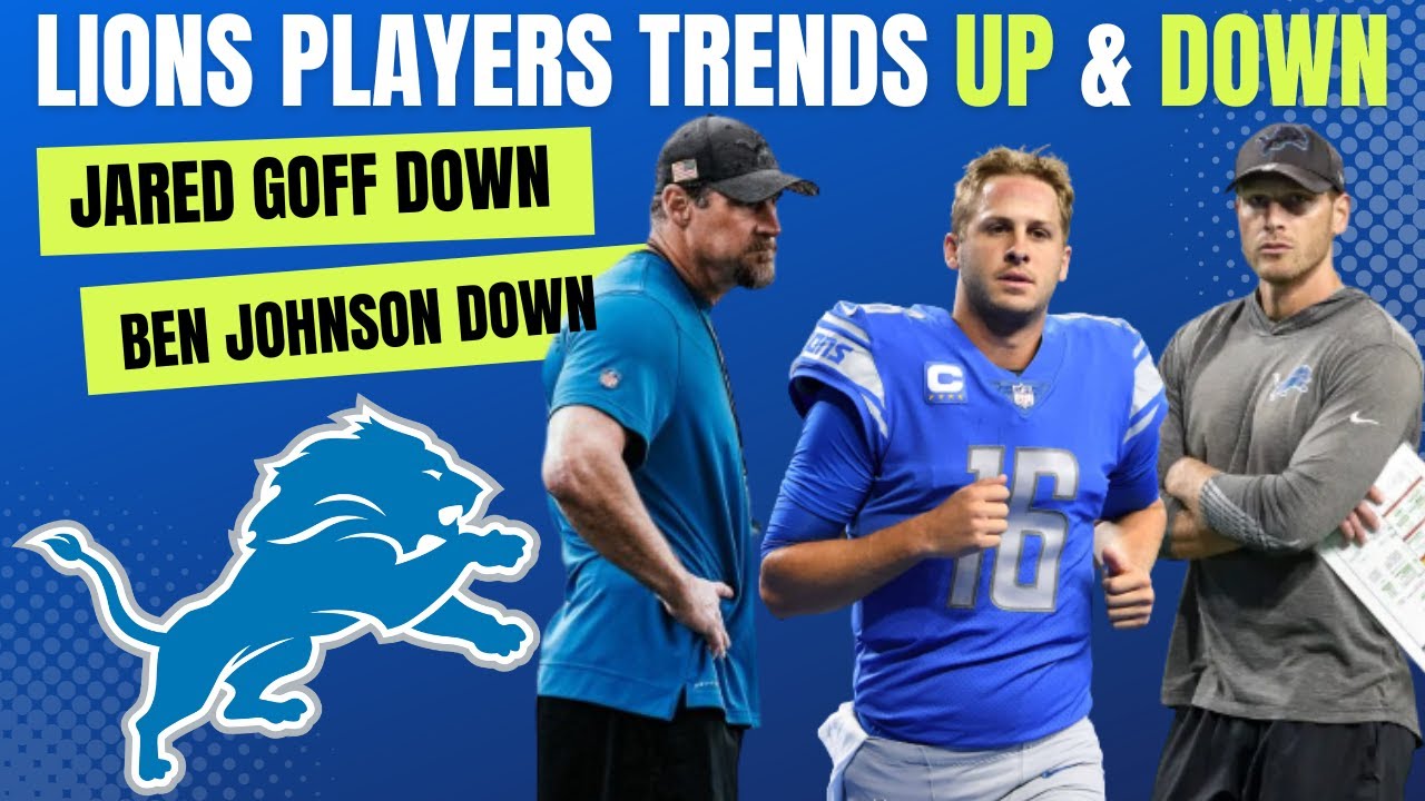 Detroit Lions Trending Down: Jared Goff Off, Offensive Line Failed, Jameson Williams Great + Glenn Detroit Lions Trending Down: Jared Goff Off, Offensive Line Failed, Jameson Williams Great + Glenn