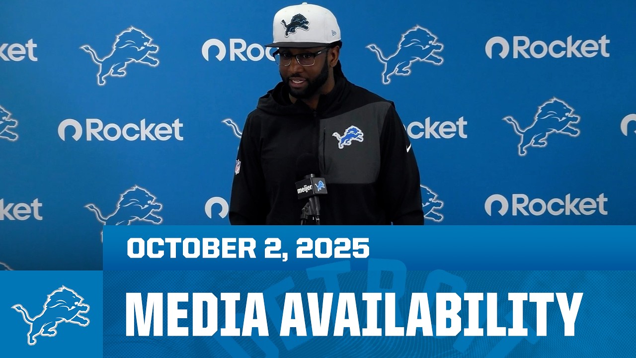 Detroit Lions coordinators meet with the media | October 2, 2025 Detroit Lions coordinators meet with the media | October 2, 2025