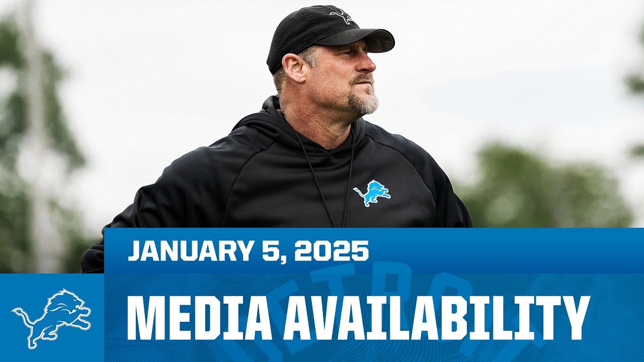 Dan Campbell Press Conference | Jan. 5, 2026 Dan Campbell Press Conference | Jan. 5, 2026