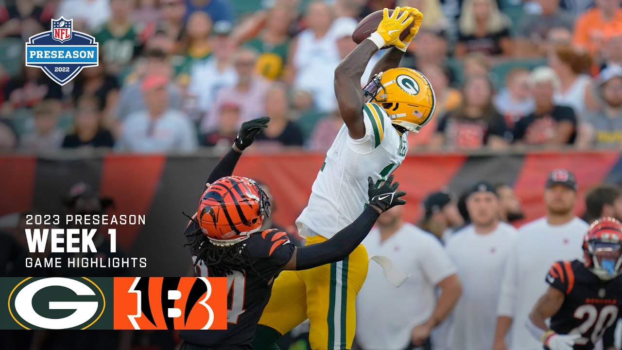 Green Bay Packers vs. Cincinnati Bengals | 2023 Preseason Week 1 Game Highlights Green Bay Packers vs. Cincinnati Bengals | 2023 Preseason Week 1 Game Highlights
