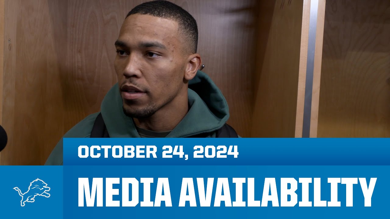 Detroit Lions players meet with the media | October 24, 2024 Detroit Lions players meet with the media | October 24, 2024