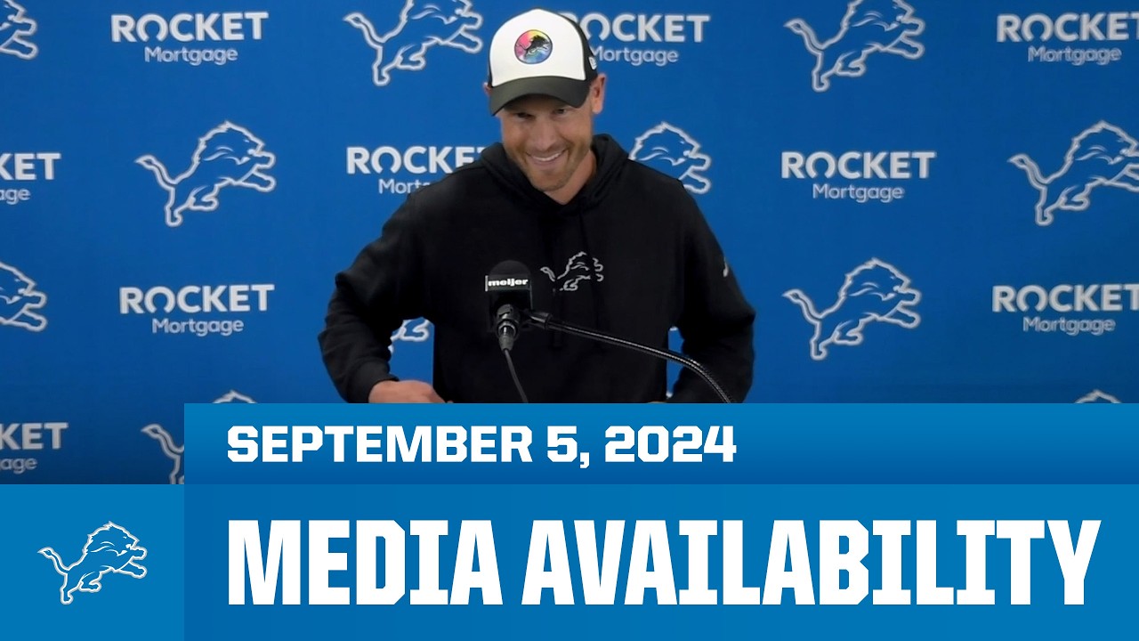 Detroit Lions coordinators meet with the media | September 5, 2024 Detroit Lions coordinators meet with the media | September 5, 2024