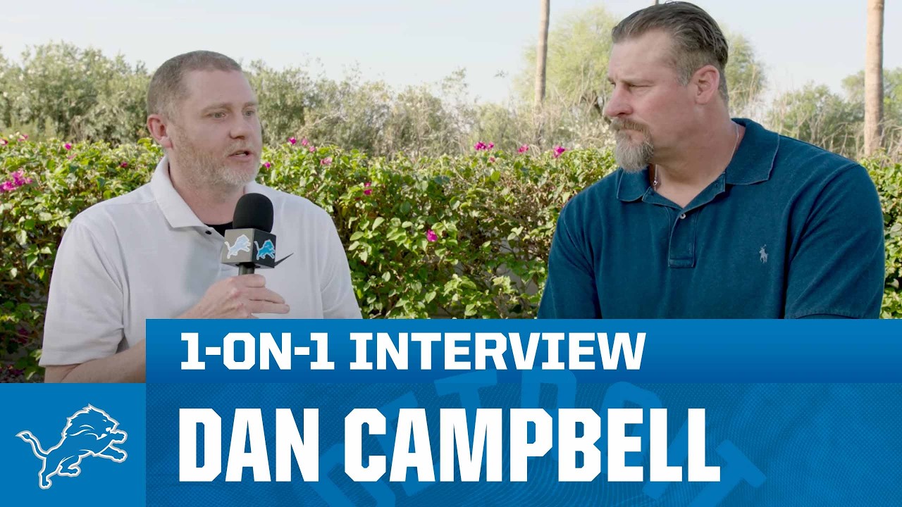 Dan Campbell 1-on-1 interview at NFL League Meetings | Detroit Lions Dan Campbell 1-on-1 interview at NFL League Meetings | Detroit Lions