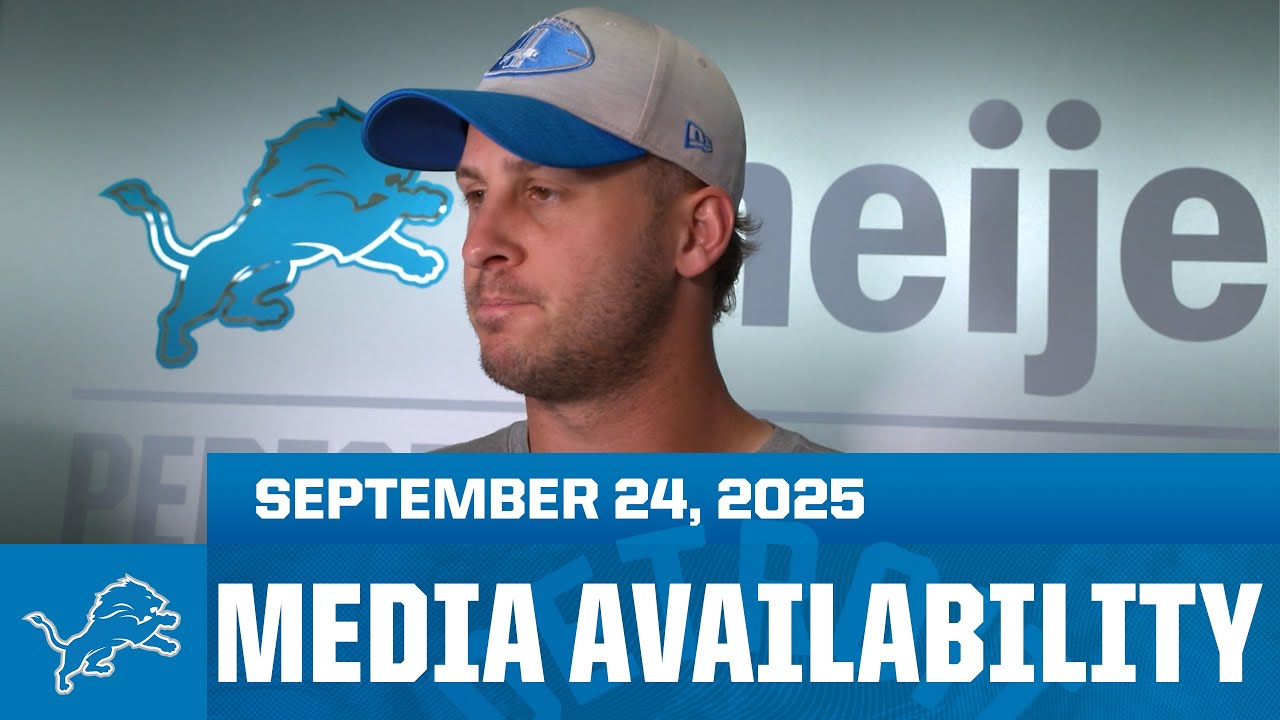 Detroit Lions players meet with the media | September 24, 2025 Detroit Lions players meet with the media | September 24, 2025