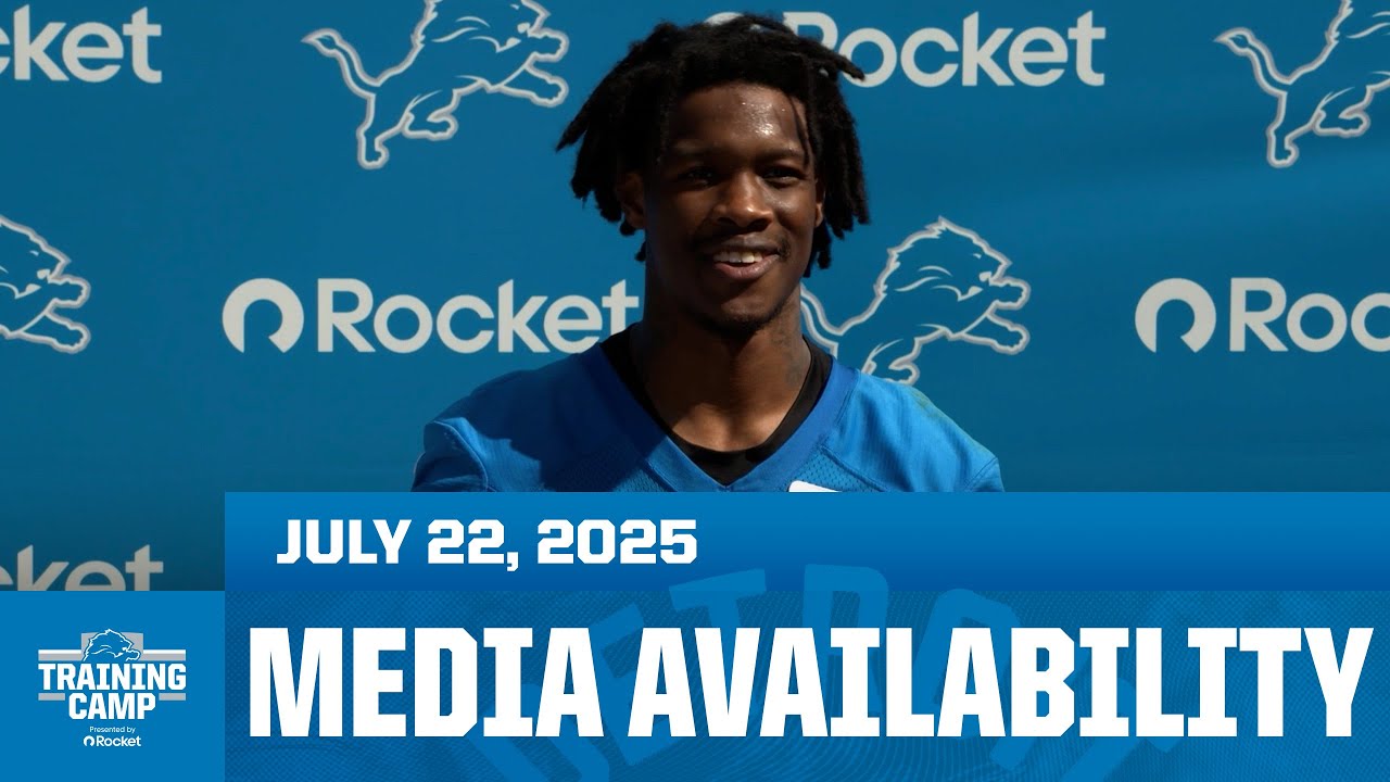 Detroit Lions players meet with the media on July 22 | 2025 Training Camp Day 3 Detroit Lions players meet with the media on July 22 | 2025 Training Camp Day 3