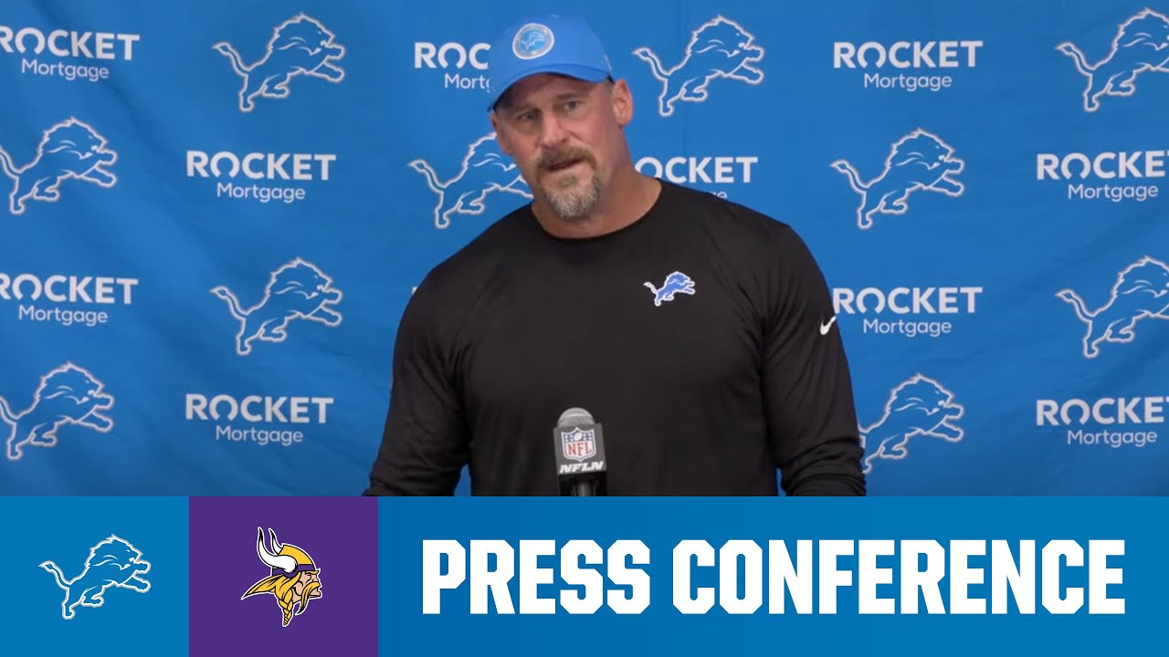 Dan Campbell postgame media availability | 2024 Week 7: Lions at Vikings Dan Campbell postgame media availability | 2024 Week 7: Lions at Vikings