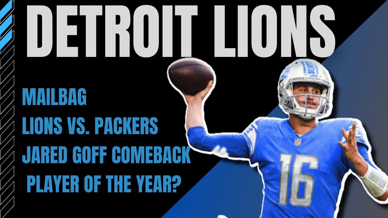 Jared Goff Comeback Player of The Year? Amon-Ra St. Brown Underrated, Lions vs. Packers + Playoffs Jared Goff Comeback Player of The Year? Amon-Ra St. Brown Underrated, Lions vs. Packers + Playoffs