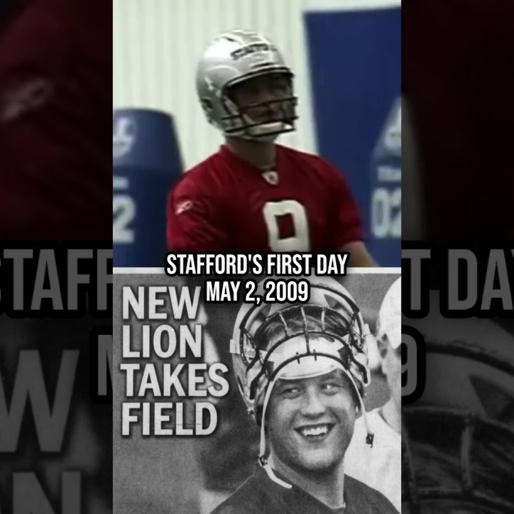 Matthew Stafford takes the Detroit Lions Practice Field for the First Time #lions Matthew Stafford takes the Detroit Lions Practice Field for the First Time #lions