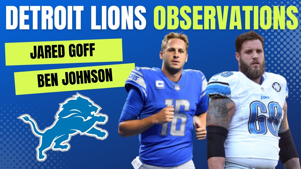 Detroit Lions vs. Chicago Bears Observations: Offense DOWN, Defense STRUGGLES + Jared Goff Detroit Lions vs. Chicago Bears Observations: Offense DOWN, Defense STRUGGLES + Jared Goff