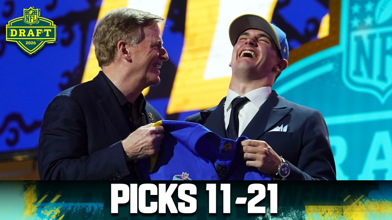 Picks 11-21: Rams take Ty Simpson at 13! | 2026 NFL Draft Picks 11-21: Rams take Ty Simpson at 13! | 2026 NFL Draft