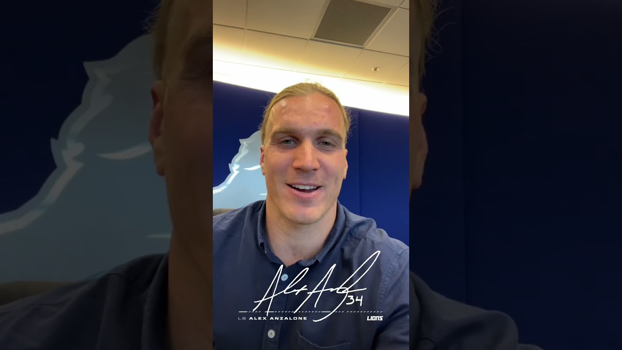 Welcome back Alex Anzalone! #shorts Welcome back Alex Anzalone! #shorts