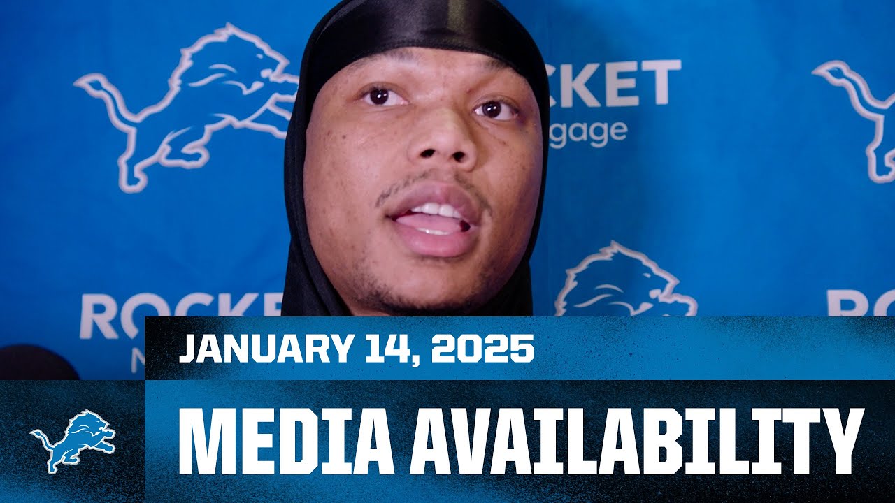 Detroit Lions players meet with the media | January 14, 2025 Detroit Lions players meet with the media | January 14, 2025