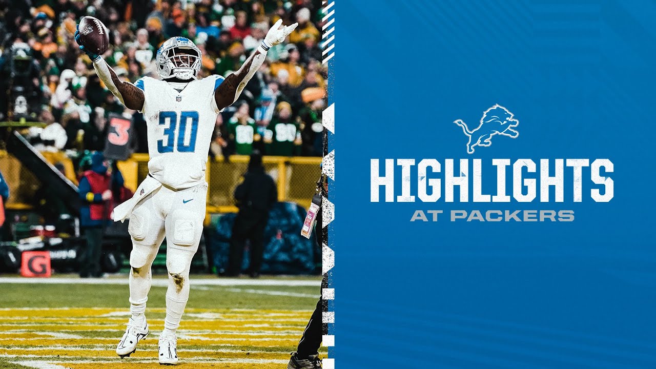A historic night for Jamaal Williams and the Lions versus the Packers | Week 18 Highlights A historic night for Jamaal Williams and the Lions versus the Packers | Week 18 Highlights