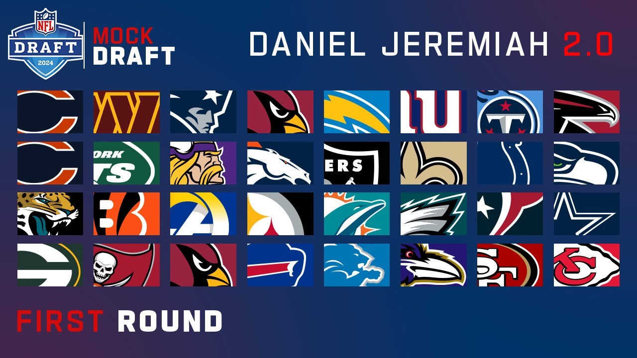 2024 FULL First Round Mock Draft: Daniel Jeremiah 2.0 2024 FULL First Round Mock Draft: Daniel Jeremiah 2.0