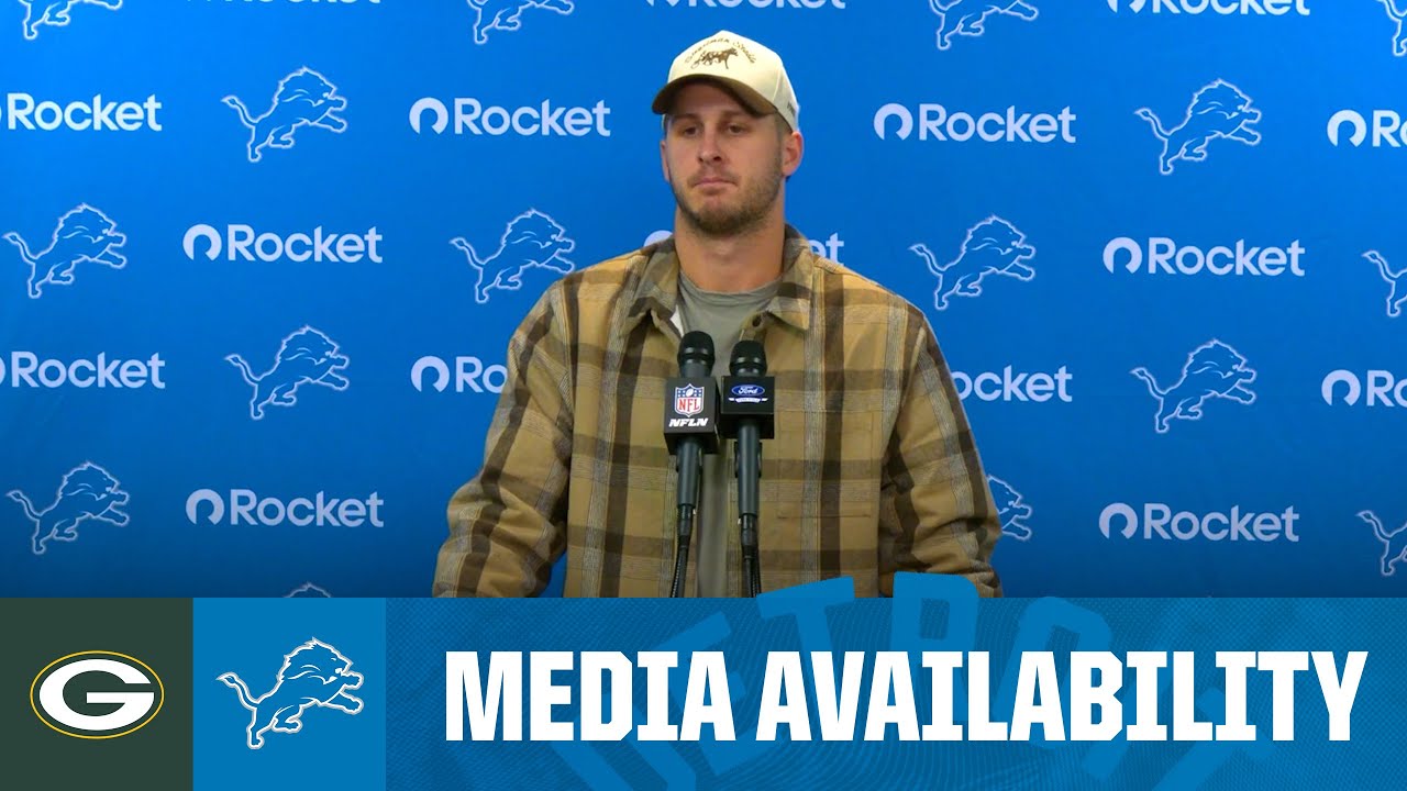 Jared Goff postgame media availability | 2025 NFL Regular Season Week 13: Lions vs. Packers Jared Goff postgame media availability | 2025 NFL Regular Season Week 13: Lions vs. Packers