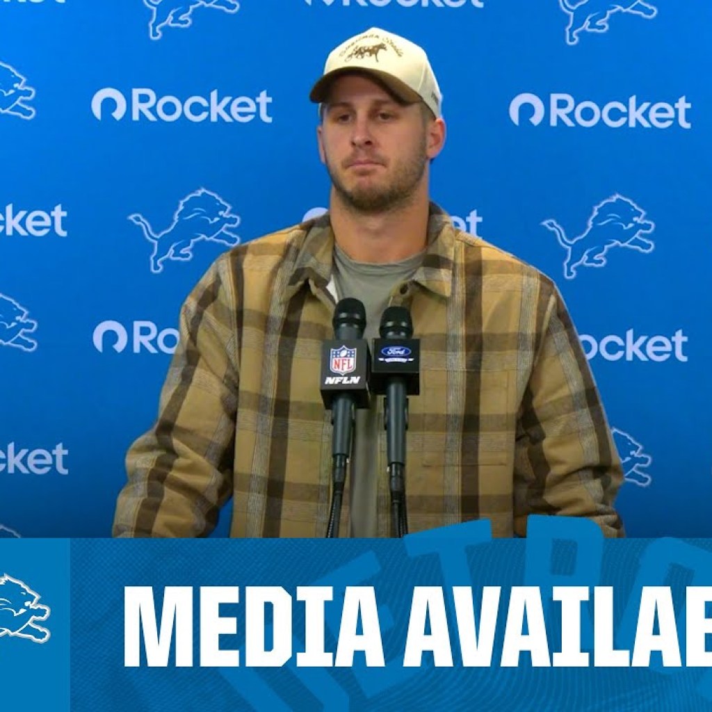 Jared Goff postgame media availability | 2025 NFL Regular Season Week 13: Lions vs. Packers Jared Goff postgame media availability | 2025 NFL Regular Season Week 13: Lions vs. Packers
