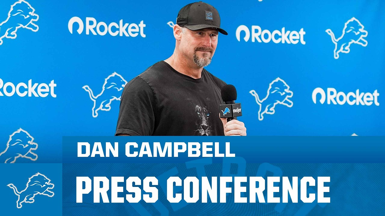 Dan Campbell OTA Day 3 Press Conference | May 29, 2026 Dan Campbell OTA Day 3 Press Conference | May 29, 2026