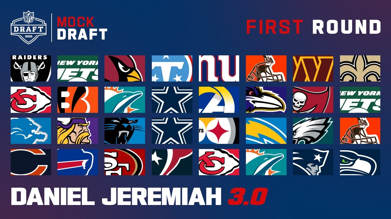 Daniel Jeremiah’s Full Mock Draft 3.0 | Mock Draft Live Daniel Jeremiah’s Full Mock Draft 3.0 | Mock Draft Live