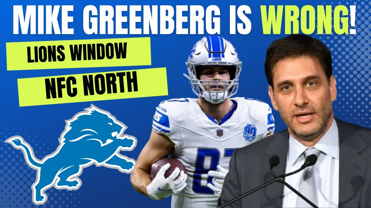 Mike Greenberg is WRONG, Lions Built For Long-term Success! The Window Is Not Closed For Detroit Mike Greenberg is WRONG, Lions Built For Long-term Success! The Window Is Not Closed For Detroit