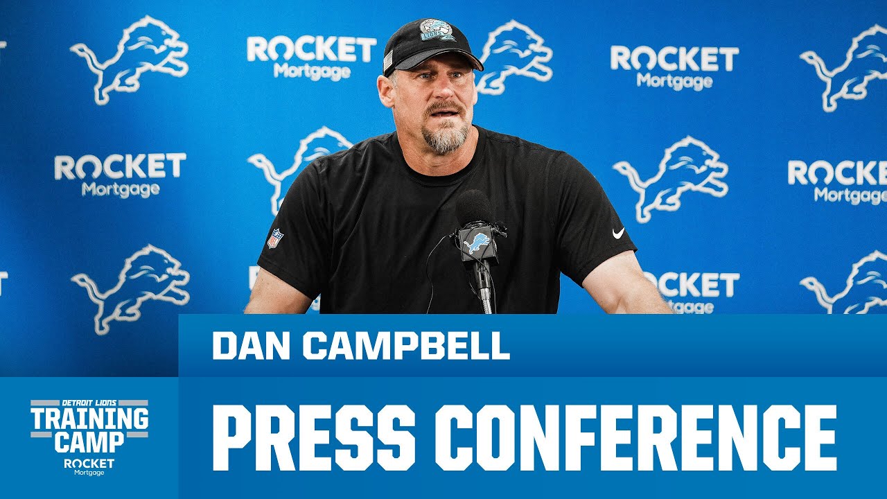 Dan Campbell Press Conference | July 31, 2024 Dan Campbell Press Conference | July 31, 2024