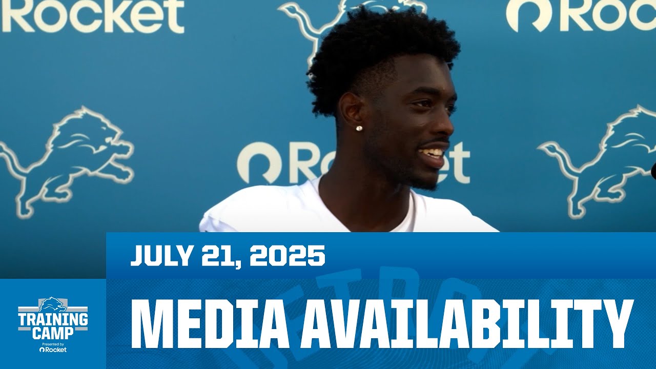 Detroit Lions players meet with the media on July 21 | 2025 Training Camp Day 2 Detroit Lions players meet with the media on July 21 | 2025 Training Camp Day 2