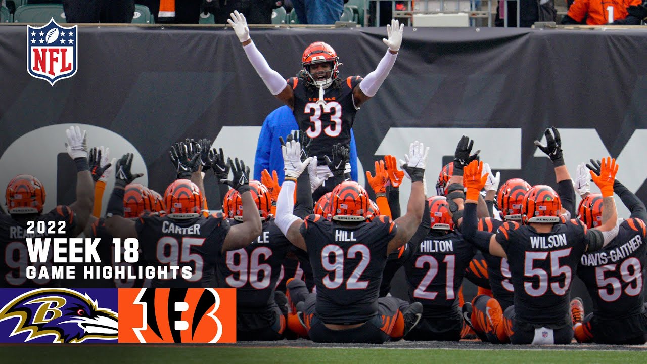 Baltimore Ravens vs. Cincinnati Bengals | 2022 Week 18 Game Highlights Baltimore Ravens vs. Cincinnati Bengals | 2022 Week 18 Game Highlights