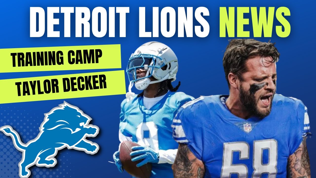 Today’s Lions News: Taylor Decker Contract Extension, Jameson Williams Looks GREAT + Training Camp Today’s Lions News: Taylor Decker Contract Extension, Jameson Williams Looks GREAT + Training Camp