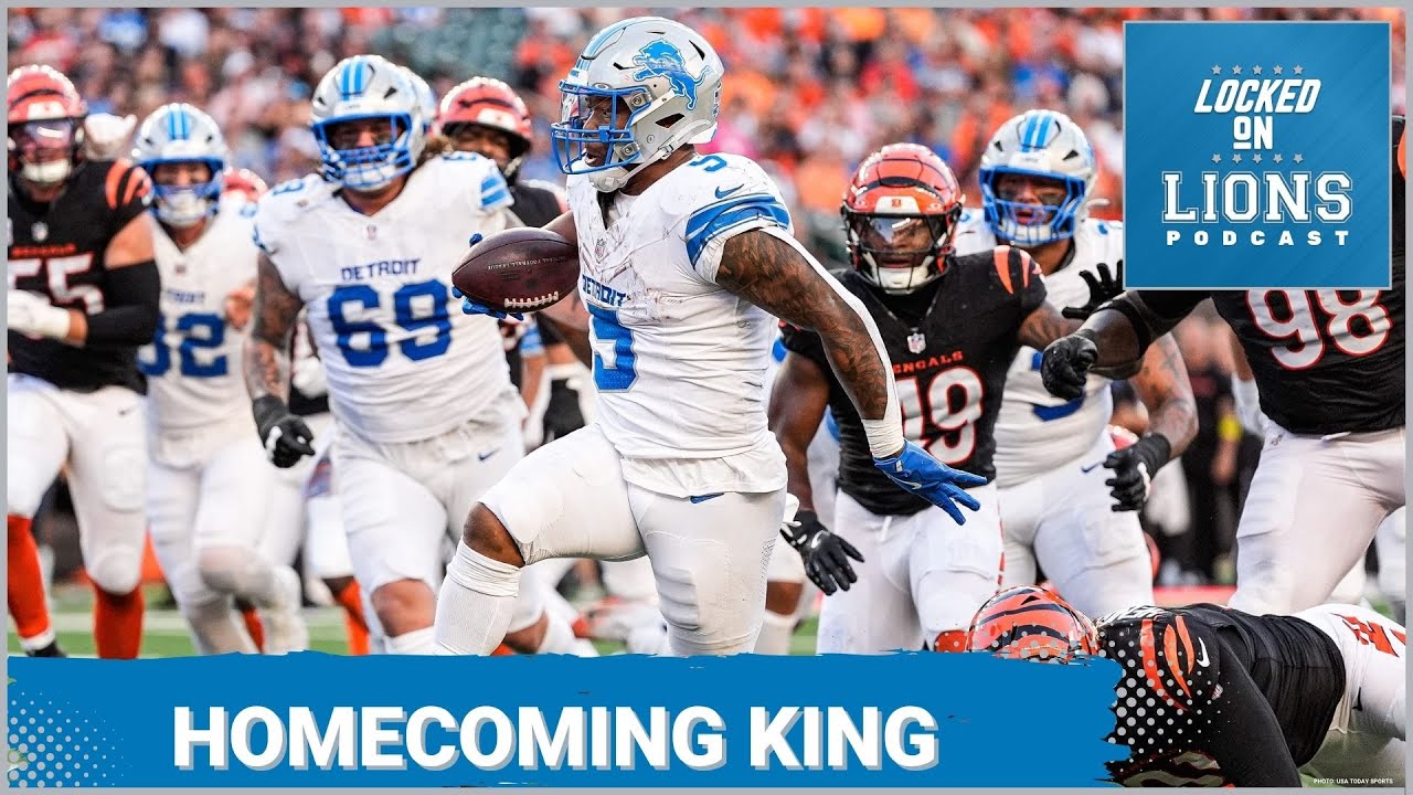 David Montgomery’s Homecoming HEROICS Propel Detroit Lions to Convincing Win in Cincy David Montgomery’s Homecoming HEROICS Propel Detroit Lions to Convincing Win in Cincy