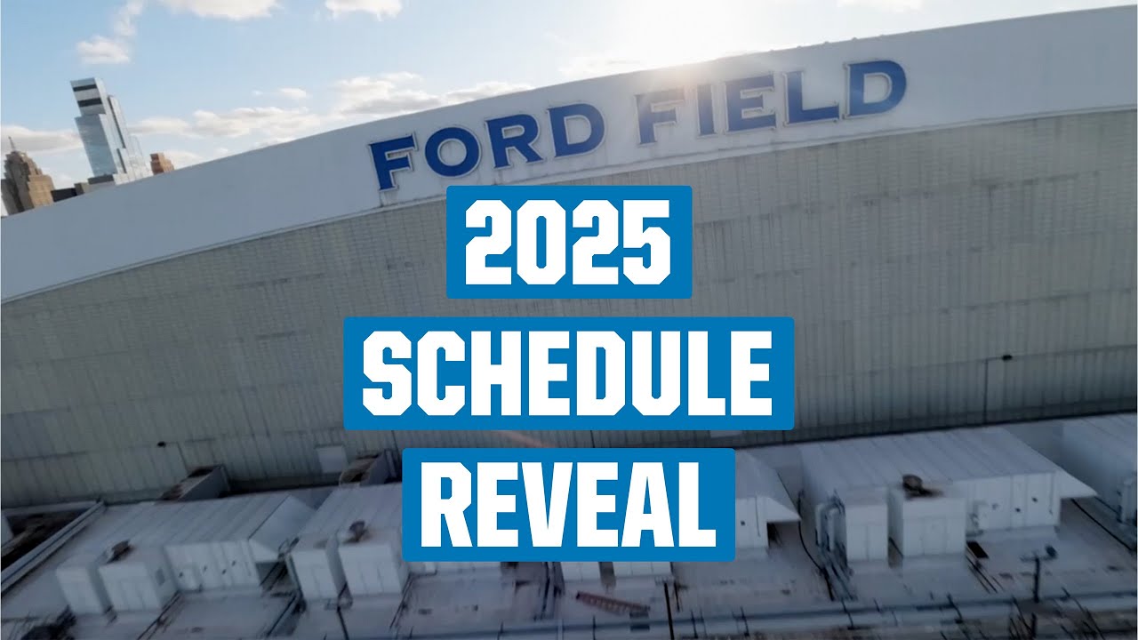 Detroit Lions 2025 Schedule Reveal Detroit Lions 2025 Schedule Reveal