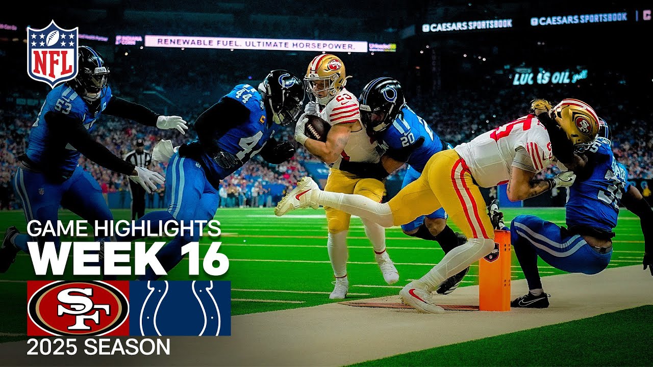 San Francisco 49ers vs Indianapolis Colts Game Highlights | 2025 NFL Season Week 16 San Francisco 49ers vs Indianapolis Colts Game Highlights | 2025 NFL Season Week 16