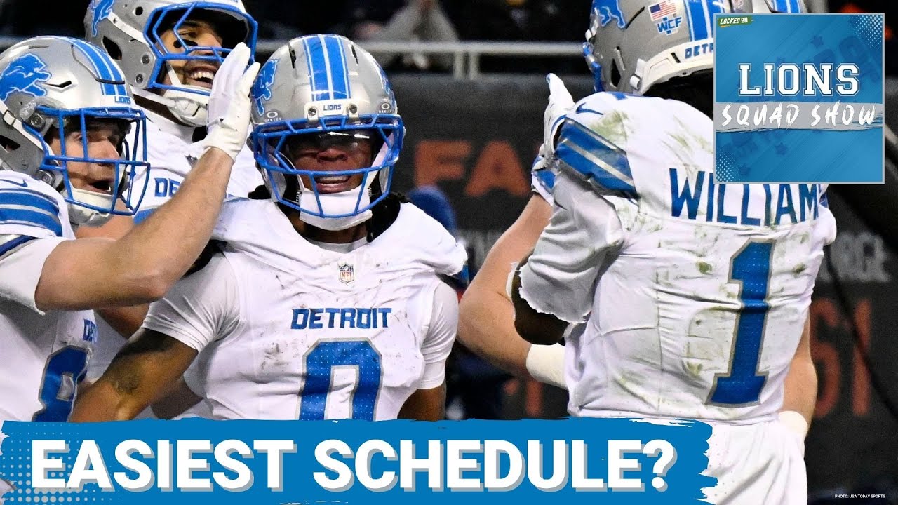 LIONS SQUAD SHOW: Detroit Lions EASIEST SCHEDULE? Plus DJ Reader Signs With Giants & Matt Campbell! LIONS SQUAD SHOW: Detroit Lions EASIEST SCHEDULE? Plus DJ Reader Signs With Giants & Matt Campbell!