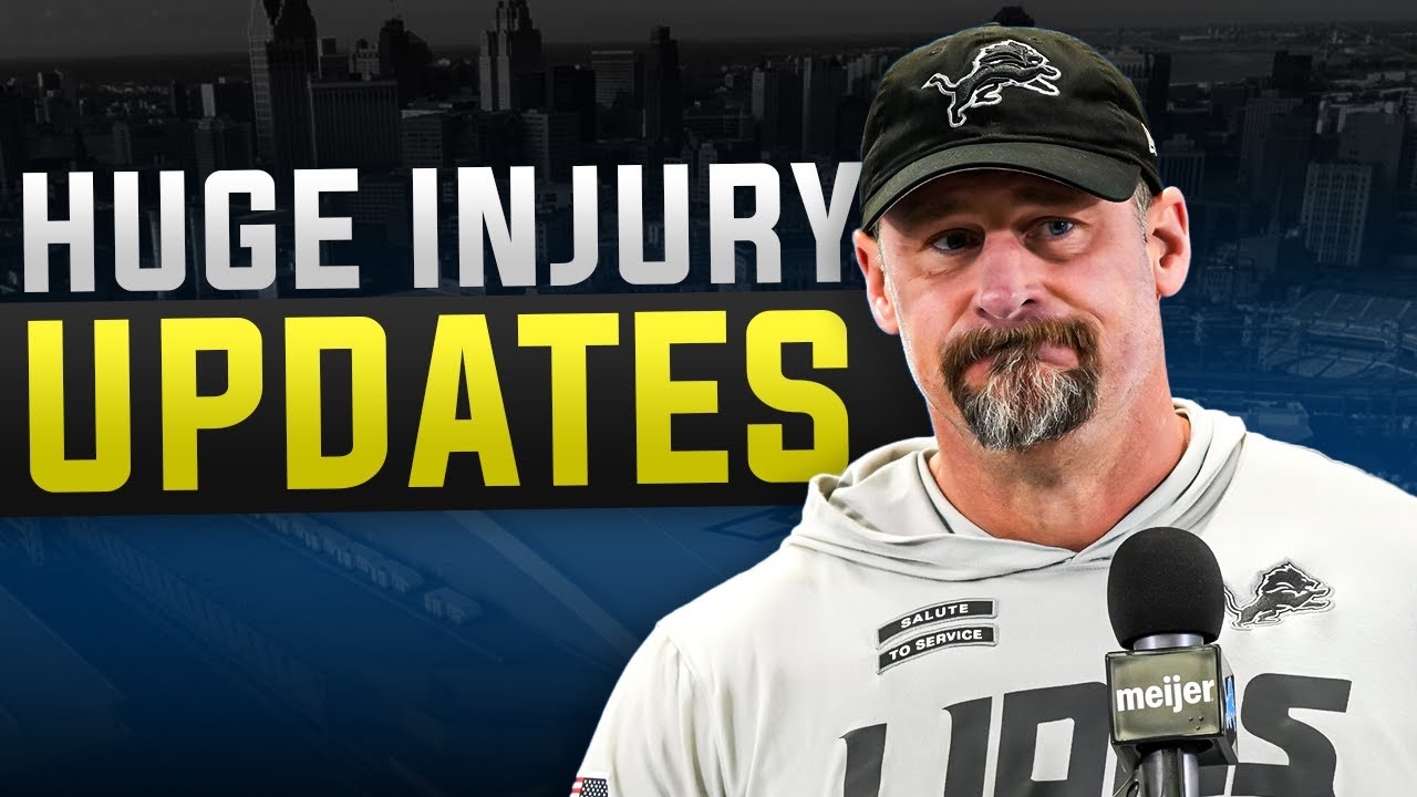 Dan Campbell Gives MASSIVE INJURY UPDATE for Detroit Lions Dan Campbell Gives MASSIVE INJURY UPDATE for Detroit Lions