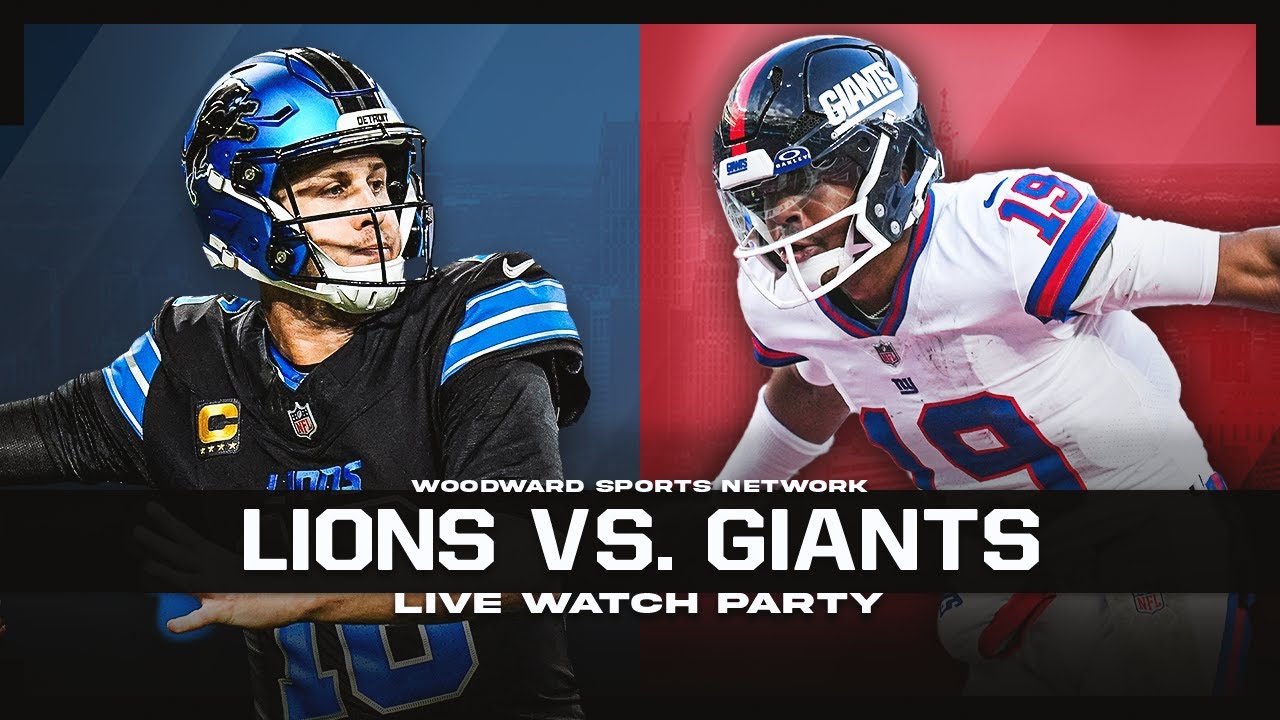 DETROIT LIONS VS. NEW YORK GIANTS LIVE WATCH PARTY | NFL WEEK 11 | Sunday November 23rd, 2025 DETROIT LIONS VS. NEW YORK GIANTS LIVE WATCH PARTY | NFL WEEK 11 | Sunday November 23rd, 2025