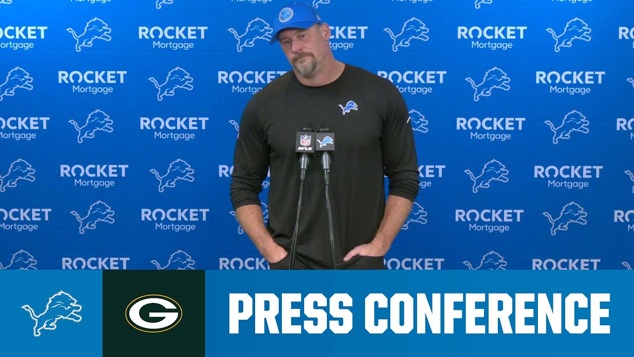 Dan Campbell postgame media availability | 2024 Week 14: Lions vs. Packers Dan Campbell postgame media availability | 2024 Week 14: Lions vs. Packers