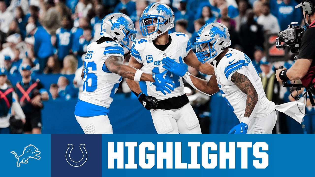 Lions Defense keeps Colts out of the end zone in 24-6 win | Lions at Colts Week 12 NFL Highlights Lions Defense keeps Colts out of the end zone in 24-6 win | Lions at Colts Week 12 NFL Highlights