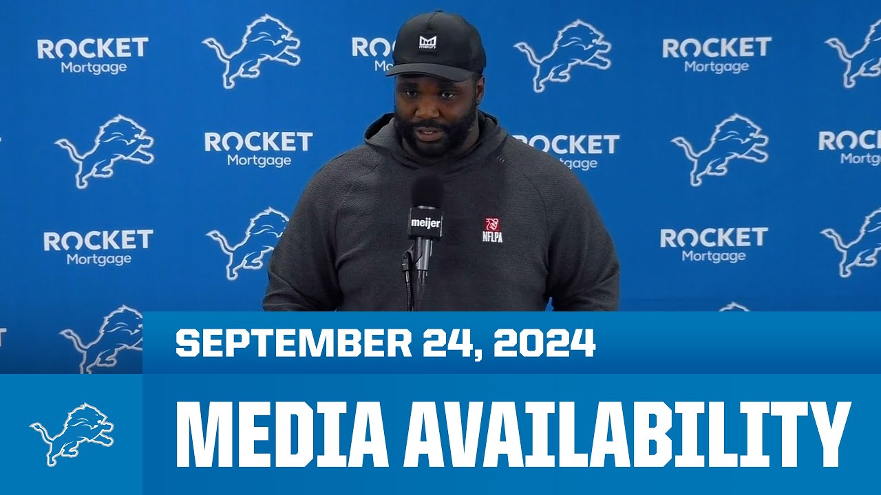 Detroit Lions players meet with the media | September 24, 2024 Detroit Lions players meet with the media | September 24, 2024