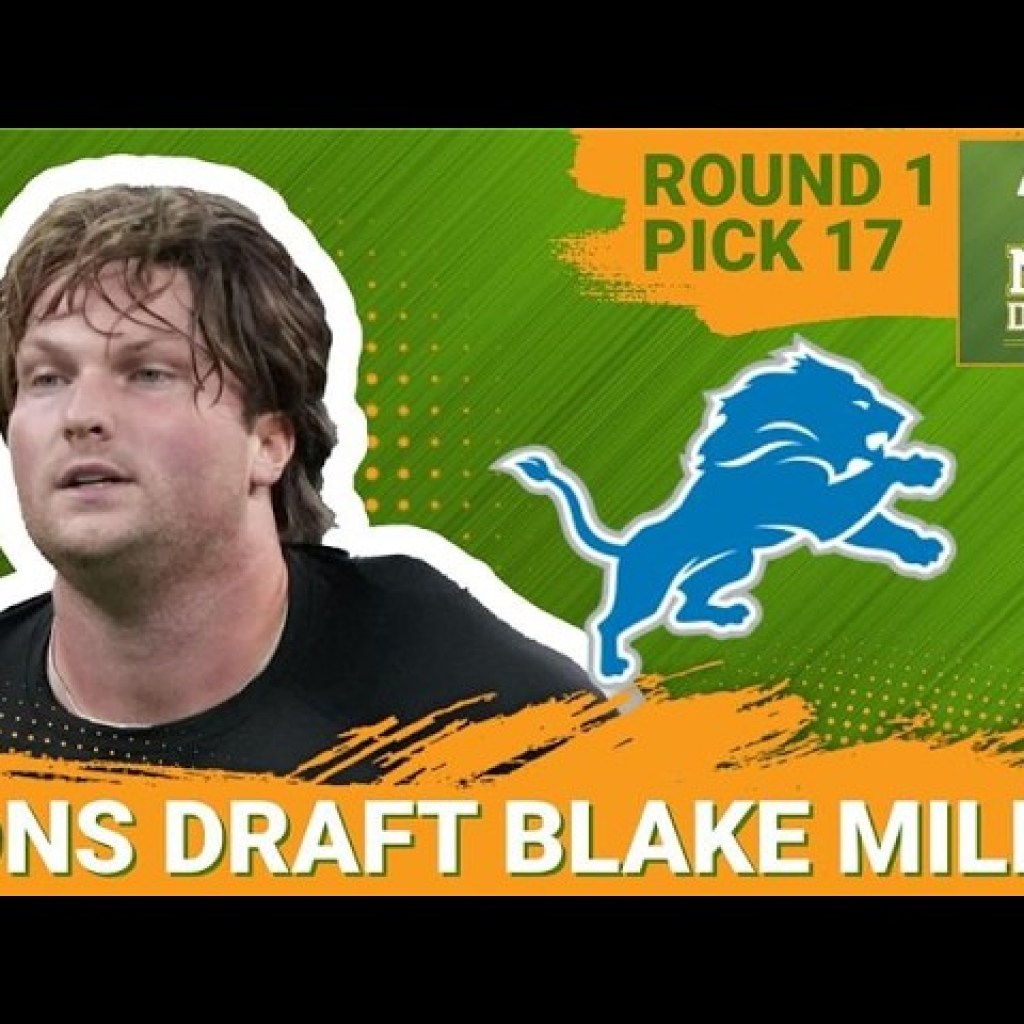 BREAKING: Detroit Lions Select Blake Miller 17th Overall | Lions LOADING UP On Offensive Line BREAKING: Detroit Lions Select Blake Miller 17th Overall | Lions LOADING UP On Offensive Line
