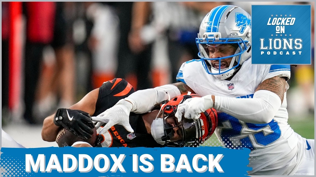 HEALTHY: Lions Secondary DEPTH Grows as Avonte Maddox REJOINS HEALTHY: Lions Secondary DEPTH Grows as Avonte Maddox REJOINS