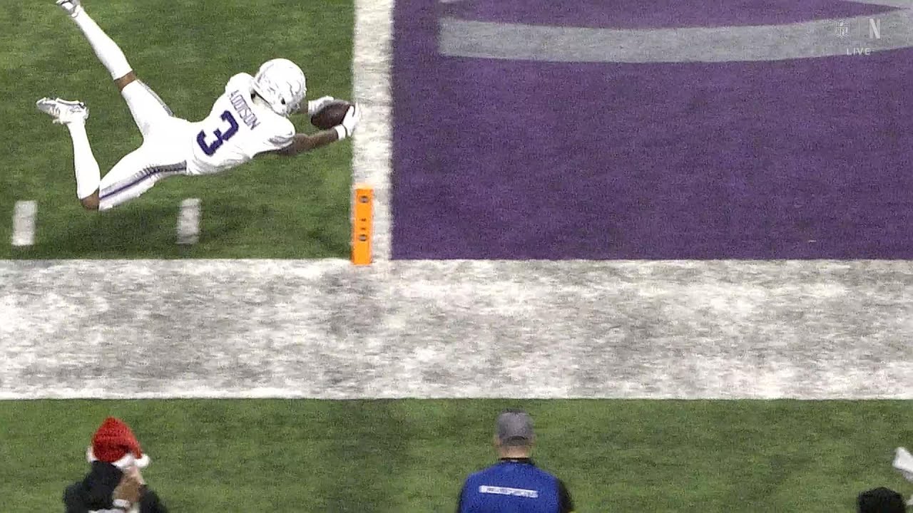 Jingle Jingle All the Way! Jordan Addison goes airborne on TD score Jingle Jingle All the Way! Jordan Addison goes airborne on TD score